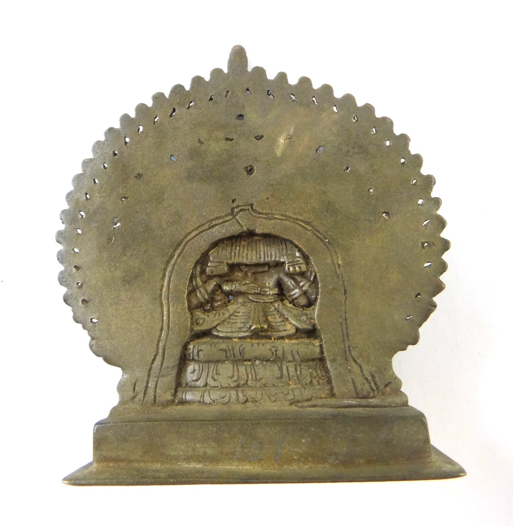 A Kerala bronze group of Mahaganapati, South India, 17th century, - Image 7 of 8