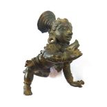 A bronze figure of bala Krishna, South Indian, probably 17th/18th century,