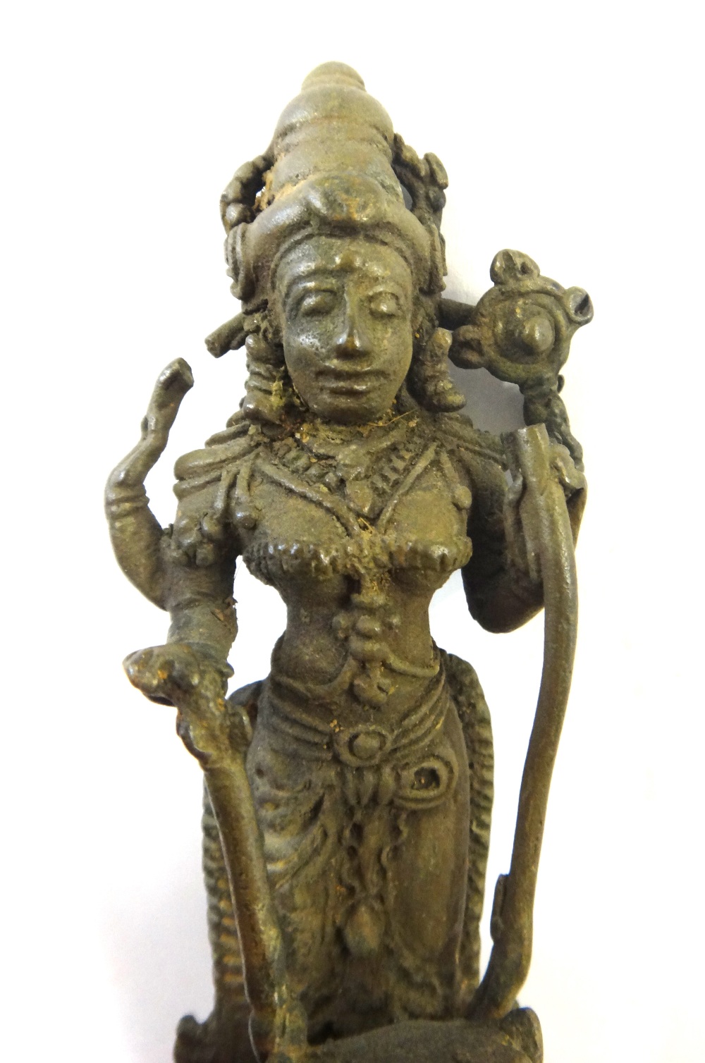 A Kerala bronze figure of Durga, South India, 19th century, - Image 2 of 10