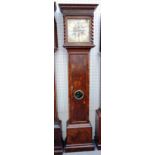 An 18th century walnut eight day longcase clock,