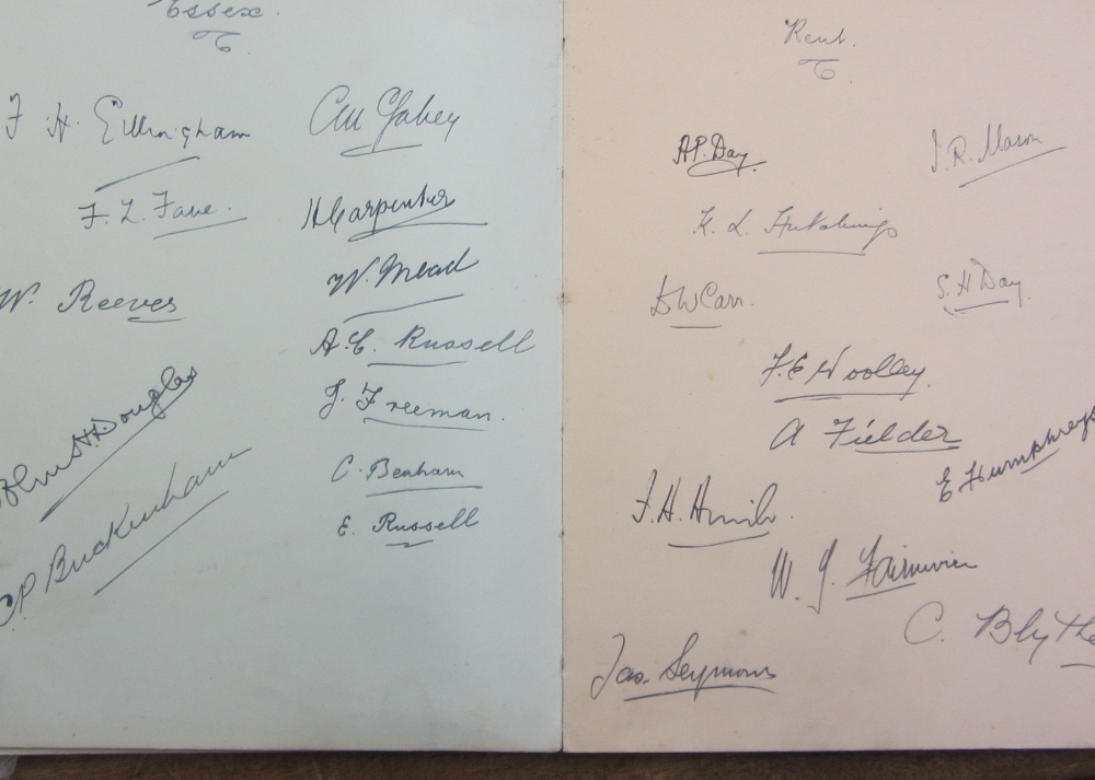 CRICKET -  autographs (mostly full team) from 9 county sides, - Image 8 of 12