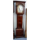 An 18th century mahogany eight day longcase clock,