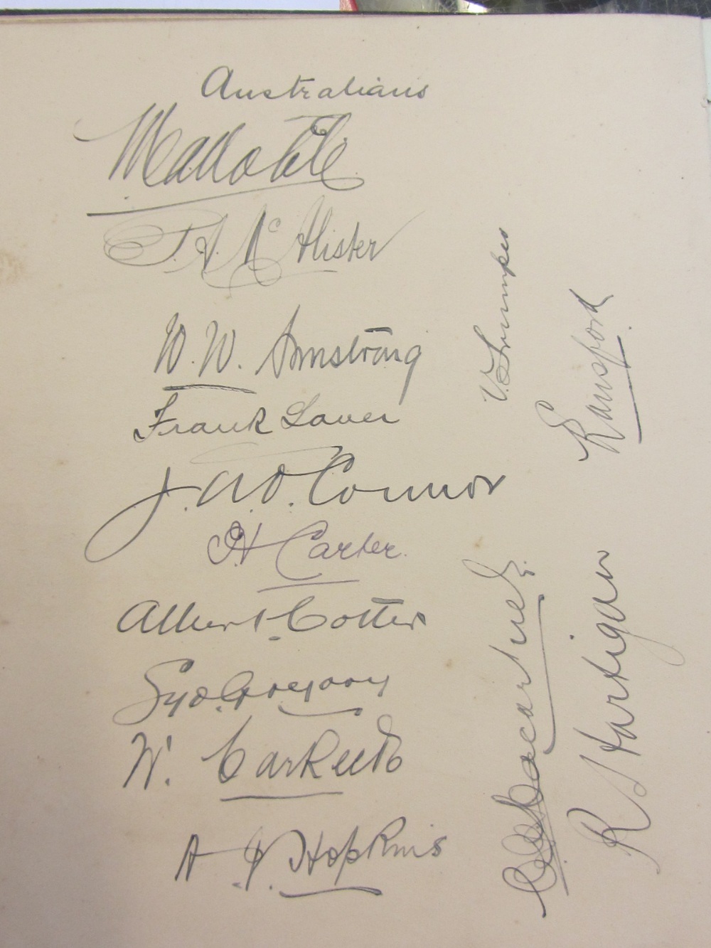 CRICKET -  autographs (mostly full team) from 9 county sides, - Image 10 of 12