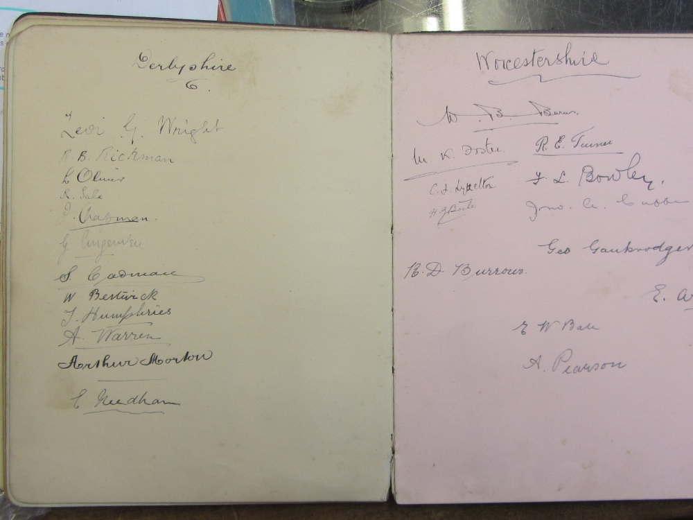 CRICKET -  autographs (mostly full team) from 9 county sides, - Image 5 of 12