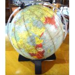 A 20th century table top globe.