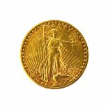 A U.S.A gold twenty dollars 1915.