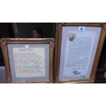 Two 20th century framed polish texts (2).