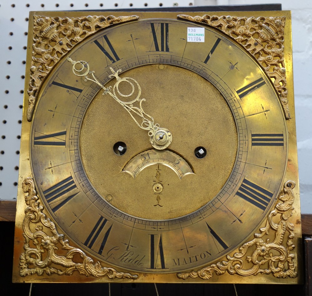 An eight day longcase clock, 18th century, - Image 5 of 8