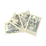 A pack of playing cards by Aungervyle and Clarendon, circa 1885,