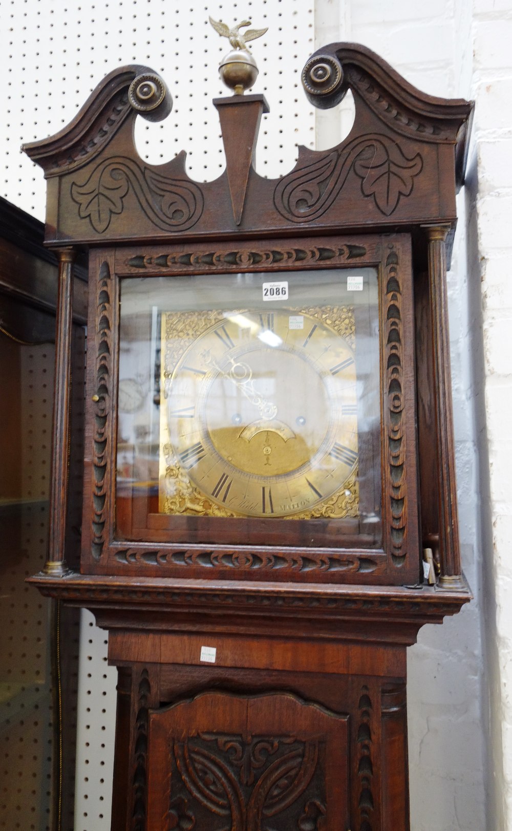 An eight day longcase clock, 18th century, - Image 2 of 8