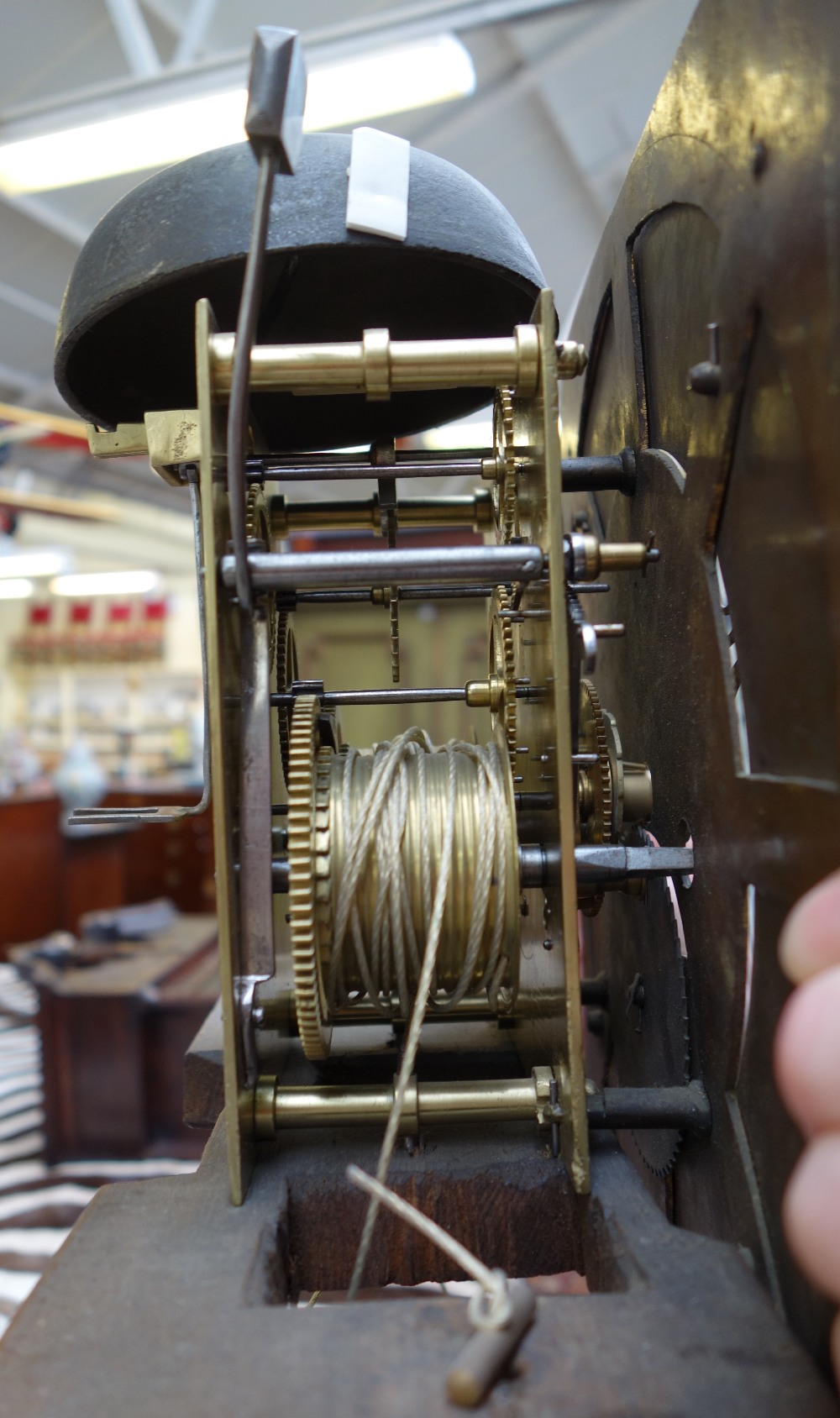 An eight day longcase clock, 18th century, - Image 7 of 8