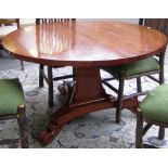 A William IV satinwood centre table,