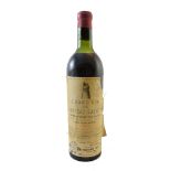 One bottle of Chateau Latour 1948 Pauillac, premier grand cru classe. (level - upper top shoulder.