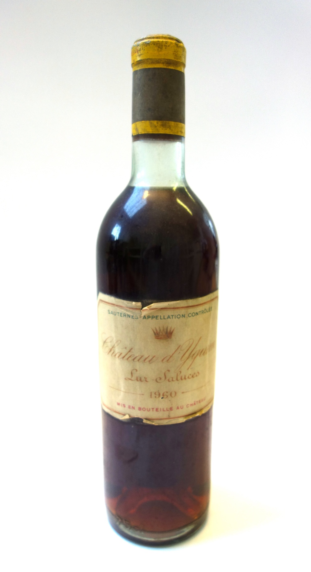 One bottle of Chateau D'yquem sur Saluces, 1960. - Image 2 of 2