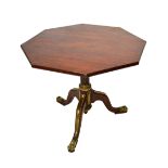 A 19th century Russian gilt metal mounted mahogany occasional table,