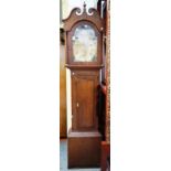 An 18th century thirty hour longcase clock,