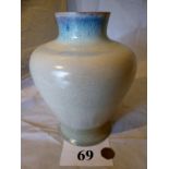 A Moorcroft Cobridge stoneware vase; and