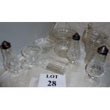 A collection of Waterford crystal items