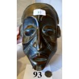 A 19th century African carved mask est: