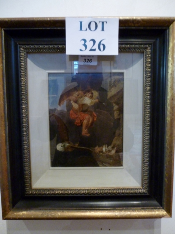 A 19c framed Scottish oil on panel man c