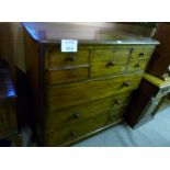 Maple & Co late 19c mahogany chest of dr