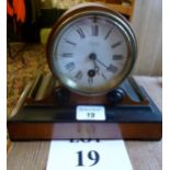 A pretty Victorian small mantel clock by