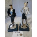 Two modern decorative figurines est: £25