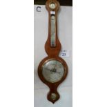 A 19c mahogany barometer est: £50-£100 (