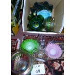 A box of assorted good quality glassware