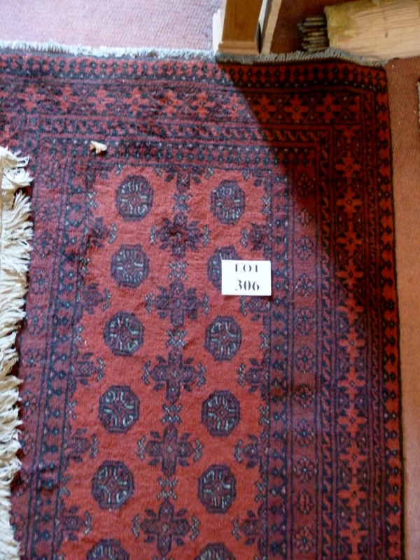 A fine Afghan rug (1.88 x 0.94 approx) e