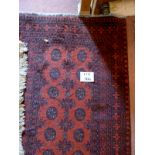 A fine Afghan rug (1.88 x 0.94 approx) e
