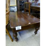 A Victorian design mahogany coffee table