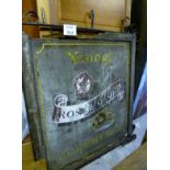 An old metal and wood pub sign 'Youngs R