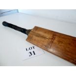 An old signed cricket bat est: £20-£40 (