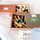 Two boxed chess sets est: £25-£45 (N3)