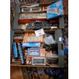 A large collection of Hornby, Triang 'OO' gauge locomotives, wagons,