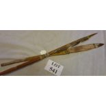 Two Aboriginal ceremonial spears (Oka) Arnhamland, c.