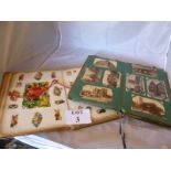 An old postcard album and an old scrapbook est: £40-£60 (A2)