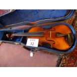 A cased German violin est: £30-£50 (A4)