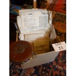 A quantity of old sheet music;