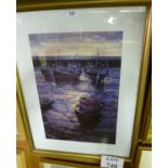 Anthony Maquire limited edition print 'The Harbour' signed lower right est: £25-£45