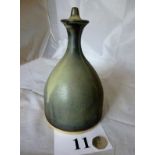 A studio pottery bottle vase and stopper est: £30-£50 (A2)