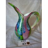 A Murano glass type jug est: £25-£45 (AB11)