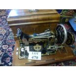 A Frister & Rossman No 50 vintage sewing machine,