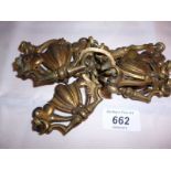 A set of six brass drawer handles est: £15-£25