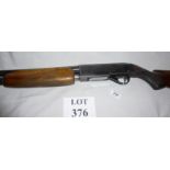 A Beretta silver pigeon 12 bore single barrel pump action shotgun Serial No: 009419 (Certificate