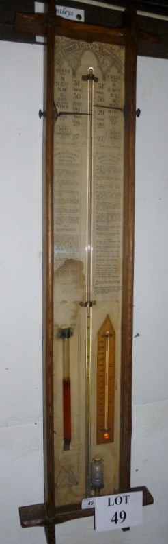 An Admiral Fitzroy's Barometer et: £40-£60 (C )