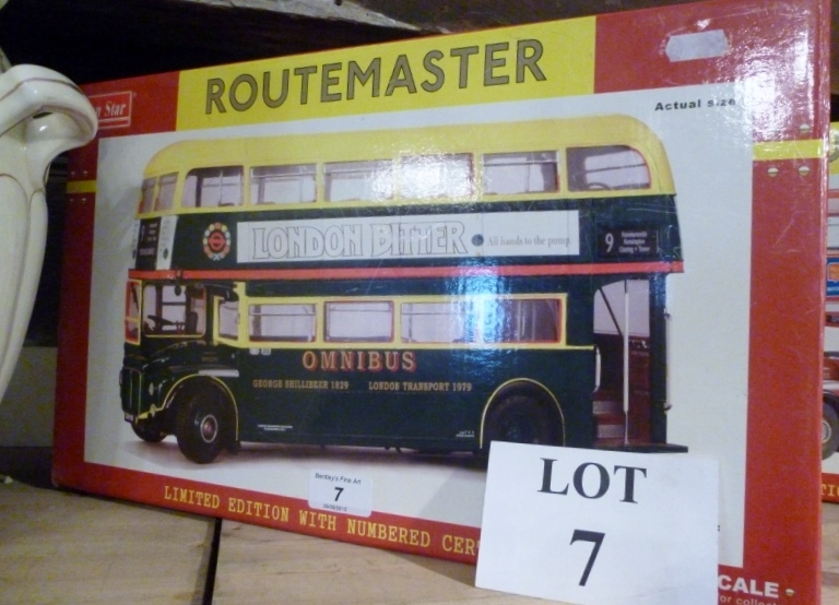 A Sun Star Limited Edition 1:24 scale die cast model replica Route Master,