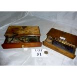 Two Victorian cased sets of apothecary scales est: £25-£45 (B12)