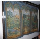 An excellent quality wall hanging early 20c tapestry (65" x 50" approx) est: £150-£250 (C)